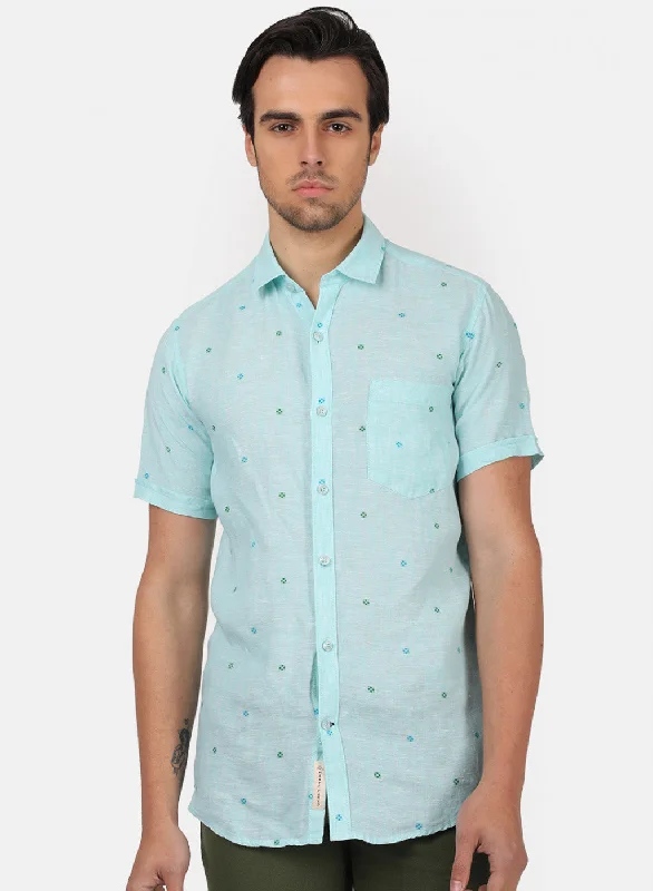 Men's Graphic - Printed Casual Shirts with Pop - Culture References for a Fun and Stylish LookMen Blue Printed Shirts Men's Graphic - Printed Casual Shirts with Pop - Culture References for a Fun and Stylish LookMen Blue Printed Shirts