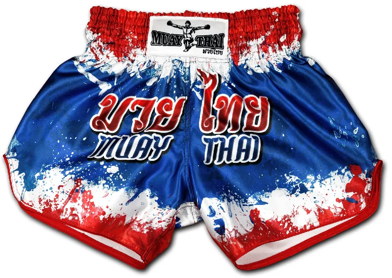 Men's zip - pocket canvas shorts for added functionality during travelMuay Thai Boxing Shorts ★ THAILAND Men's zip - pocket canvas shorts for added functionality during travelMuay Thai Boxing Shorts ★ THAILAND