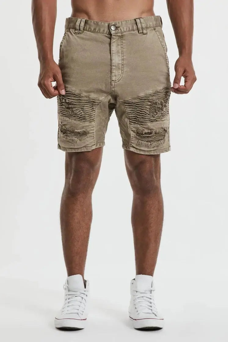 Men's flat - front chino shorts for semi - formal summer eventsNxp hellcat denim short - dune Men's flat - front chino shorts for semi - formal summer eventsNxp hellcat denim short - dune