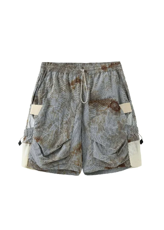 Men's camo print cargo shorts for outdoor adventuresParatrooper Cargo Shorts