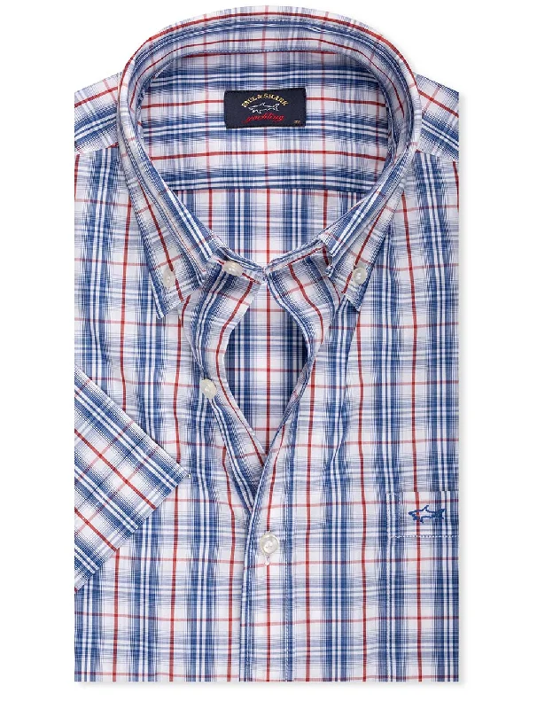 Men's Long - Line Oversized Casual Shirts in Dark Gray for a Relaxed and Modern LookCheck Buttondown Shirt Blue Men's Long - Line Oversized Casual Shirts in Dark Gray for a Relaxed and Modern LookCheck Buttondown Shirt Blue