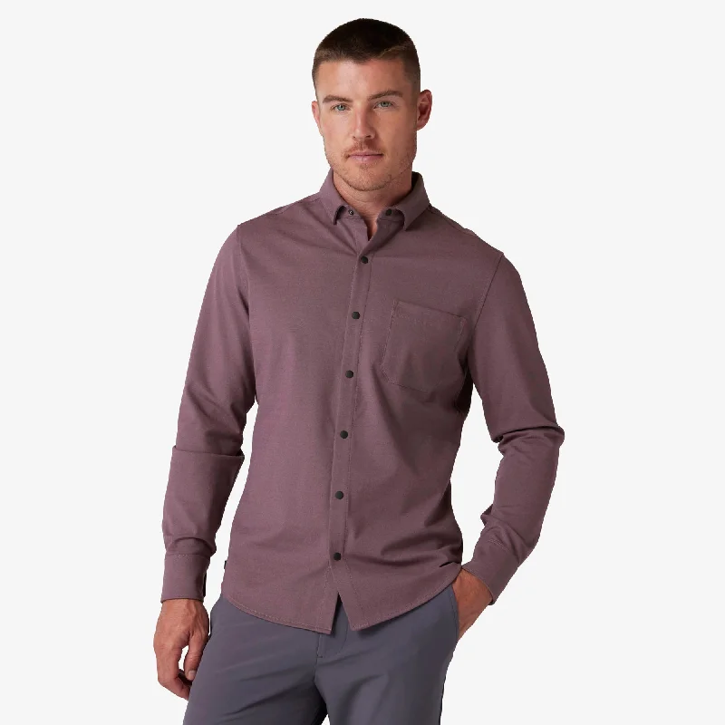Men's Graphic - Printed Casual Shirts with Pop - Culture References for a Fun and Stylish LookPlum Heather Men's Graphic - Printed Casual Shirts with Pop - Culture References for a Fun and Stylish LookPlum Heather