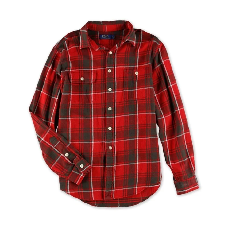 Men's Two - Tone Contrast Panel Casual Shirts in White and Navy for a Stylish and Eye - Catching DesignRalph Lauren Mens Plaid Button Up Shirt, Red, X-Small Men's Two - Tone Contrast Panel Casual Shirts in White and Navy for a Stylish and Eye - Catching DesignRalph Lauren Mens Plaid Button Up Shirt, Red, X-Small