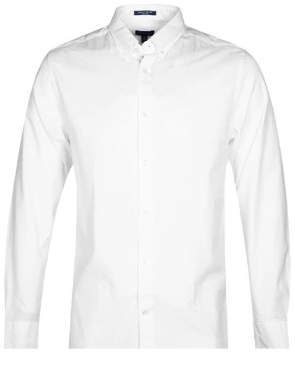 Men's Button - Down Oxford Casual Shirts in Crisp White for a Classic and Versatile StyleRegular Pinpoint Oxford Buttondown White