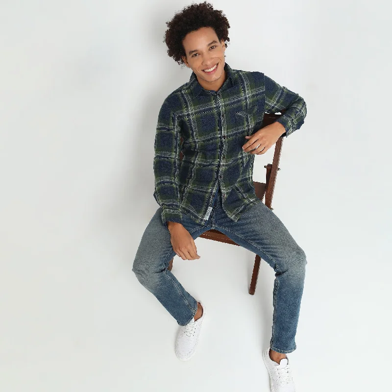 Men's Organic Cotton Casual Shirts with a Soft Handfeel for Everyday ComfortRegular Fit Checkered Shirt Men's Organic Cotton Casual Shirts with a Soft Handfeel for Everyday ComfortRegular Fit Checkered Shirt