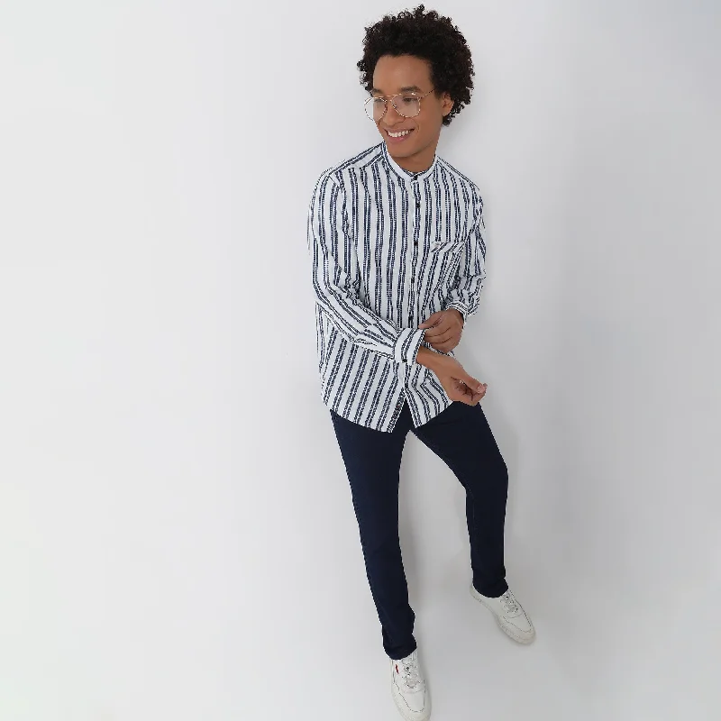 Men's Moisture - Wicking Performance Fabric Casual Shirts for Outdoor ActivitiesRegular Fit Striped Shirt Men's Moisture - Wicking Performance Fabric Casual Shirts for Outdoor ActivitiesRegular Fit Striped Shirt