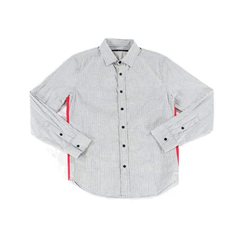 Men's Linen Blend Casual Shirts with Roll - Up Sleeves for a Summer Beach LookSean John Mens Side Detail Button Up Shirt Men's Linen Blend Casual Shirts with Roll - Up Sleeves for a Summer Beach LookSean John Mens Side Detail Button Up Shirt