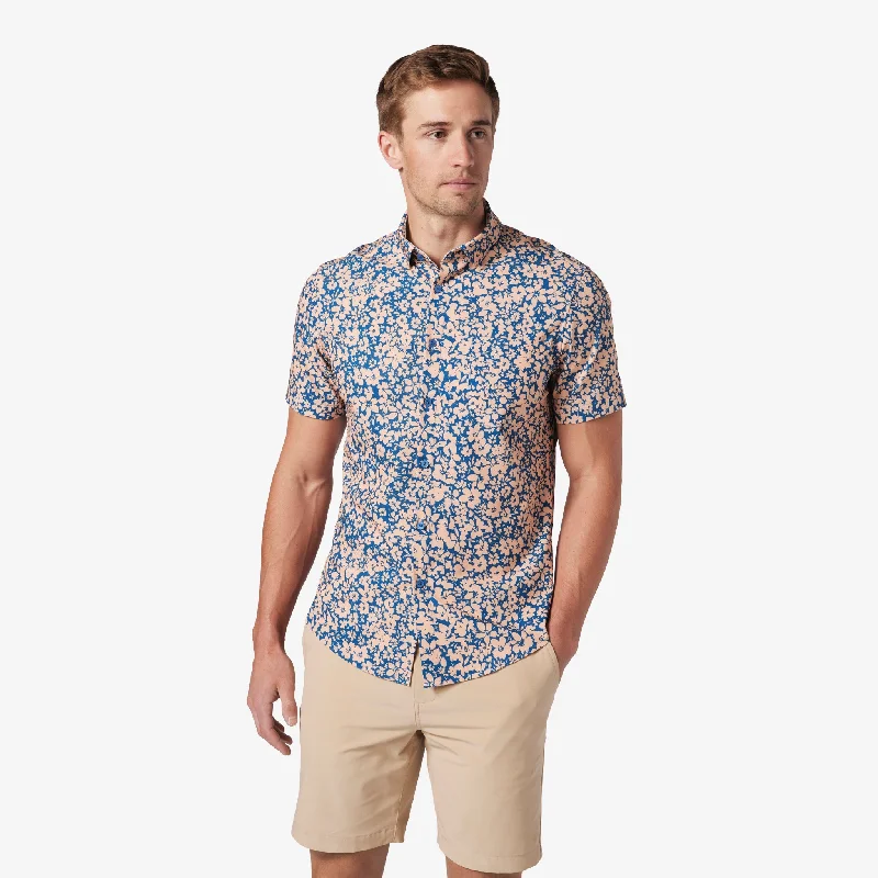 Men's Linen Blend Casual Shirts with Roll - Up Sleeves for a Summer Beach LookSet Sail Floral Print Men's Linen Blend Casual Shirts with Roll - Up Sleeves for a Summer Beach LookSet Sail Floral Print