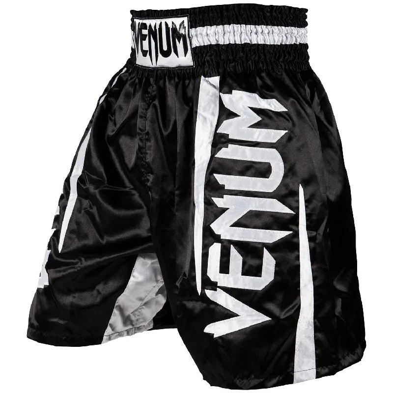 Men's neon - colored athletic shorts for high - visibility workoutsShort de Boxe Venum Elite - Noir/Blanc Men's neon - colored athletic shorts for high - visibility workoutsShort de Boxe Venum Elite - Noir/Blanc