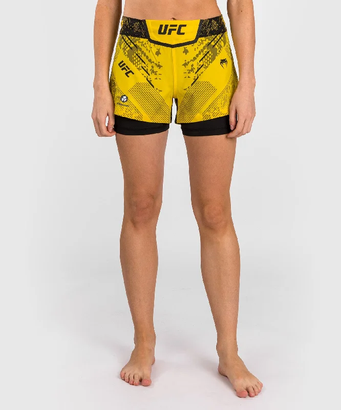 Men's checkered pattern wool shorts for a stylish winter layering optionShorts de Combat pour Femmes UFC Adrenaline by Venum Authentic Fight Night - Jaune Men's checkered pattern wool shorts for a stylish winter layering optionShorts de Combat pour Femmes UFC Adrenaline by Venum Authentic Fight Night - Jaune