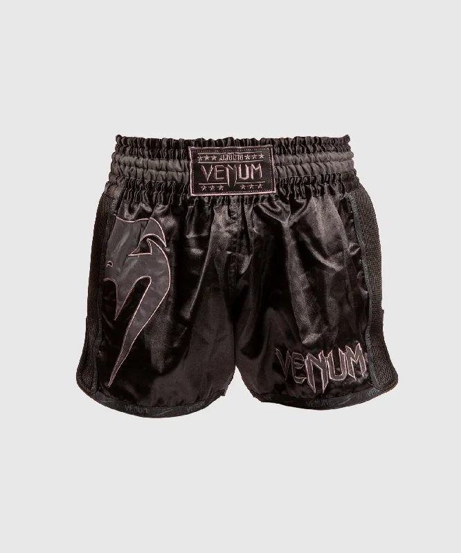Men's elastic waistband lounge shorts for lazy weekends at homeShort de Muay Thai Venum Giant Glow - Noir Men's elastic waistband lounge shorts for lazy weekends at homeShort de Muay Thai Venum Giant Glow - Noir