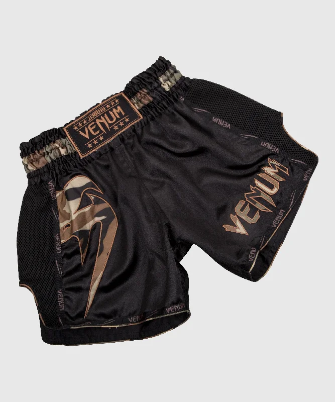 Men's wide - leg linen blend shorts for a relaxed beachside vibeShort de Muay Thai Venum Giant Men's wide - leg linen blend shorts for a relaxed beachside vibeShort de Muay Thai Venum Giant