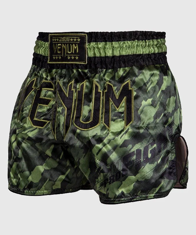 Men's plaid pattern wool blend shorts for a preppy fall styleShort de Muay Thai Venum Tecmo - Kaki - Exclusivité Men's plaid pattern wool blend shorts for a preppy fall styleShort de Muay Thai Venum Tecmo - Kaki - Exclusivité