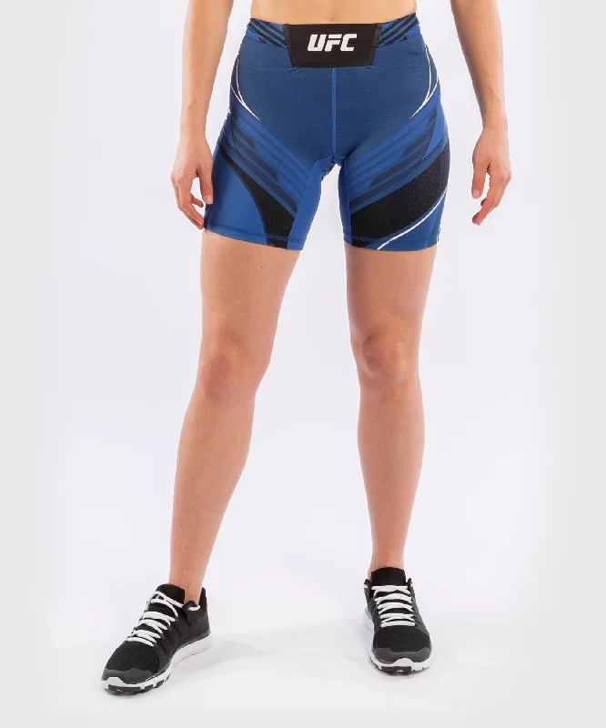 Men's ripped denim shorts for a trendy streetwear aestheticShort de Vale tudo Femme UFC Venum Authentic Fight Night - Coupe Longue - Bleu Men's ripped denim shorts for a trendy streetwear aestheticShort de Vale tudo Femme UFC Venum Authentic Fight Night - Coupe Longue - Bleu