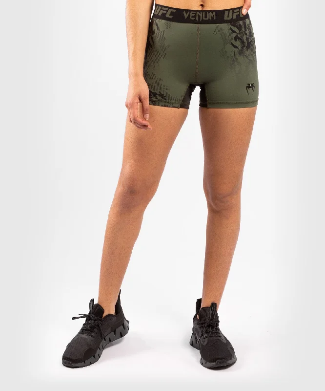 Men's distressed cotton shorts for a bohemian - inspired styleShort de Vale Tudo Femme UFC Venum Authentic Fight Week - Kaki Men's distressed cotton shorts for a bohemian - inspired styleShort de Vale Tudo Femme UFC Venum Authentic Fight Week - Kaki
