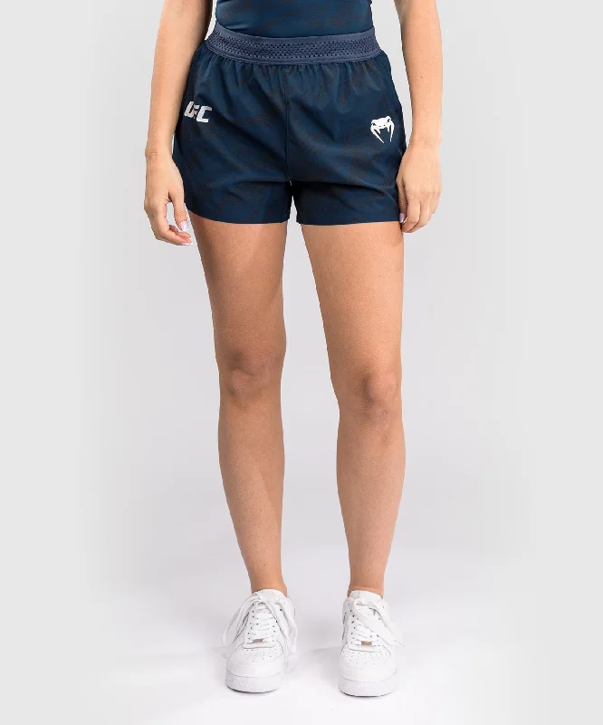 Men's drawstring casual linen shorts for a laid - back summer lookShorts Performance pour Femmes UFC Fusion by Venum Fight Week - Bleu Océanique Men's drawstring casual linen shorts for a laid - back summer lookShorts Performance pour Femmes UFC Fusion by Venum Fight Week - Bleu Océanique