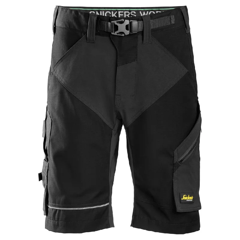 Men's camo print cargo shorts for outdoor adventuresSnickers 6914 FlexiWork Work Shorts Various Colours Men's camo print cargo shorts for outdoor adventuresSnickers 6914 FlexiWork Work Shorts Various Colours