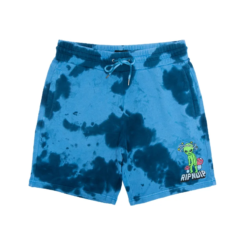 Men's pastel - colored cotton shorts for a spring - friendly outfitSpace Gang Sweatshorts (Navy Lightning Wash) Men's pastel - colored cotton shorts for a spring - friendly outfitSpace Gang Sweatshorts (Navy Lightning Wash)