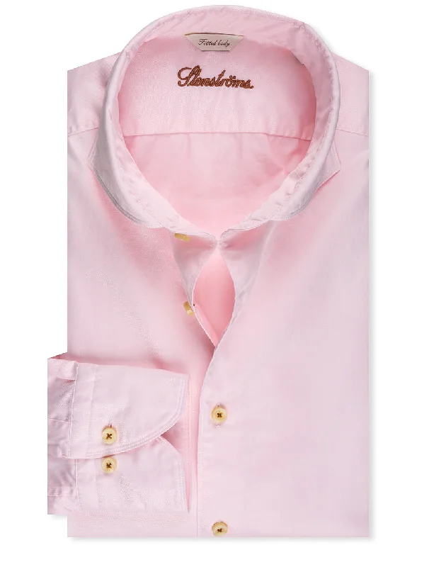 Men's Organic Cotton Casual Shirts with a Soft Handfeel for Everyday ComfortCasual Twill Shirt Pink Men's Organic Cotton Casual Shirts with a Soft Handfeel for Everyday ComfortCasual Twill Shirt Pink