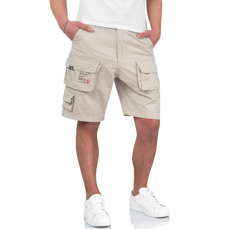 Men's button - fly denim work shorts for durability on the jobSurplus Mens Trooper Shorts Off White Men's button - fly denim work shorts for durability on the jobSurplus Mens Trooper Shorts Off White