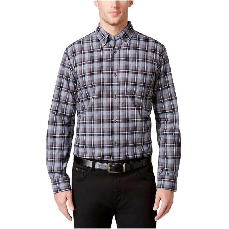 Men's Stretch - Fabric Casual Shirts in Navy Blue for a Comfortable and Flexible FitTricots St Raphael Mens Plaid Button Up Shirt Men's Stretch - Fabric Casual Shirts in Navy Blue for a Comfortable and Flexible FitTricots St Raphael Mens Plaid Button Up Shirt