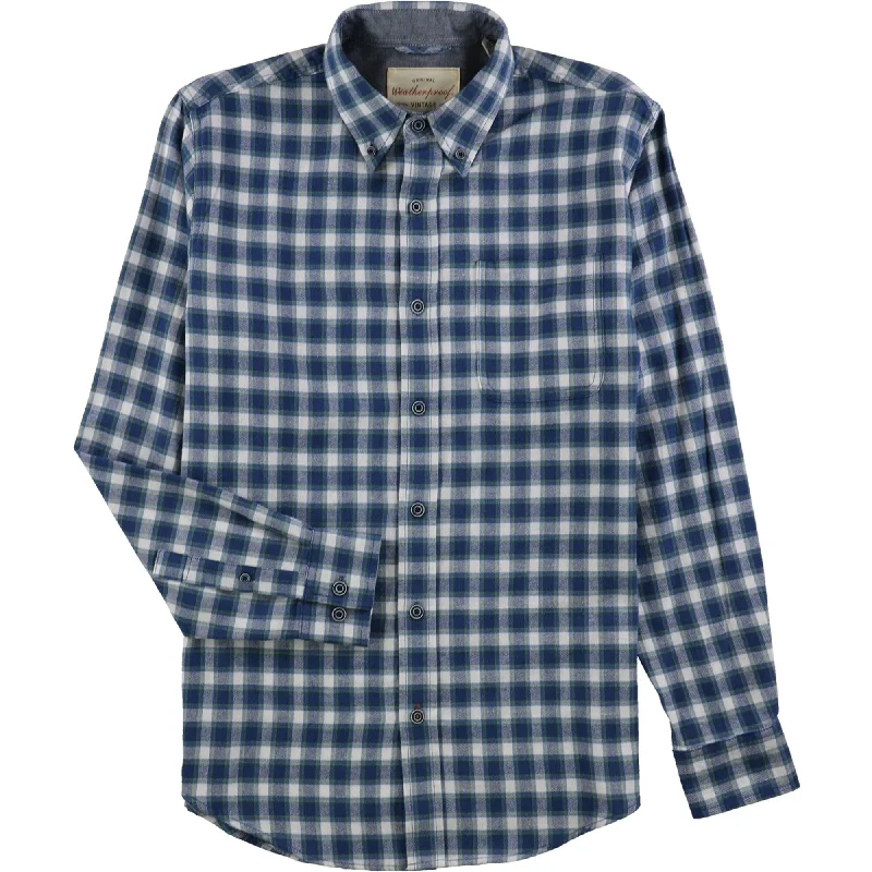 Men's Tailored Fit Checkered Casual Shirts in Multicolor for a Smart - Casual EnsembleWeatherproof Mens Plaid Button Up Shirt, Blue, Small Men's Tailored Fit Checkered Casual Shirts in Multicolor for a Smart - Casual EnsembleWeatherproof Mens Plaid Button Up Shirt, Blue, Small