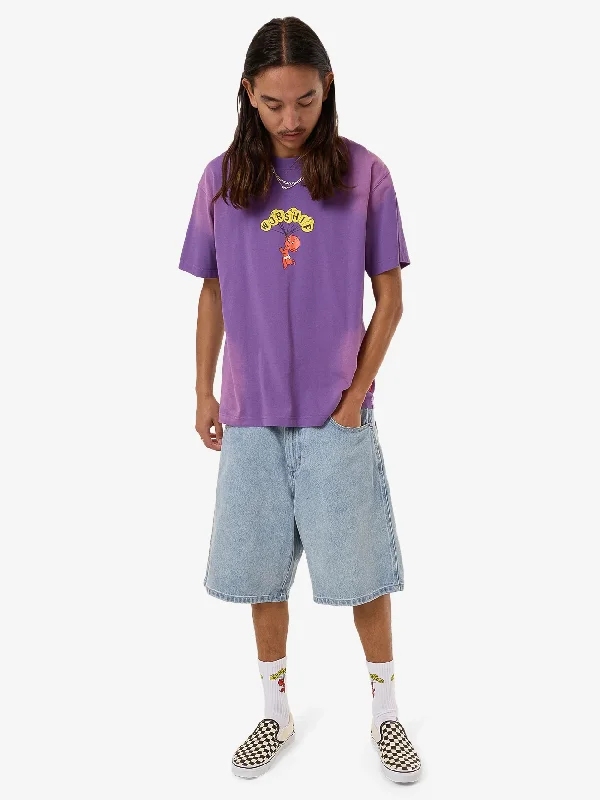 Men's floral print silk blend shorts for a unique night - out lookWORSHIP Floater big dawg jean short - Blew dust Men's floral print silk blend shorts for a unique night - out lookWORSHIP Floater big dawg jean short - Blew dust