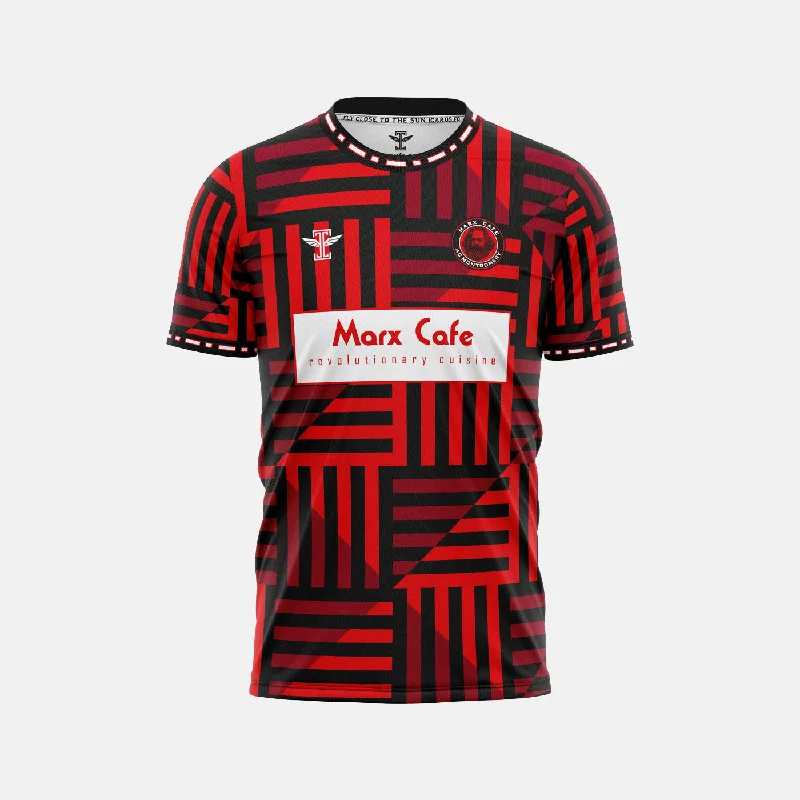 Men's Throwback Rugby Jerseys of Historic Matches and Teams for Rugby History BuffsAC Montgomery Red Jersey Men's Throwback Rugby Jerseys of Historic Matches and Teams for Rugby History BuffsAC Montgomery Red Jersey