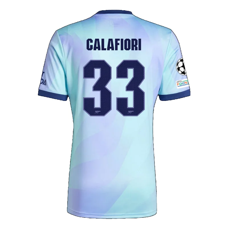 Men's NBA Authentic Team Jerseys in Official Team Colors for True Basketball Fansadidas Arsenal Riccardo Calafiori Third Jersey w/ Champions League Patches 24/25 (Clear Aqua/Light Flash Purple) Men's NBA Authentic Team Jerseys in Official Team Colors for True Basketball Fansadidas Arsenal Riccardo Calafiori Third Jersey w/ Champions League Patches 24/25 (Clear Aqua/Light Flash Purple)