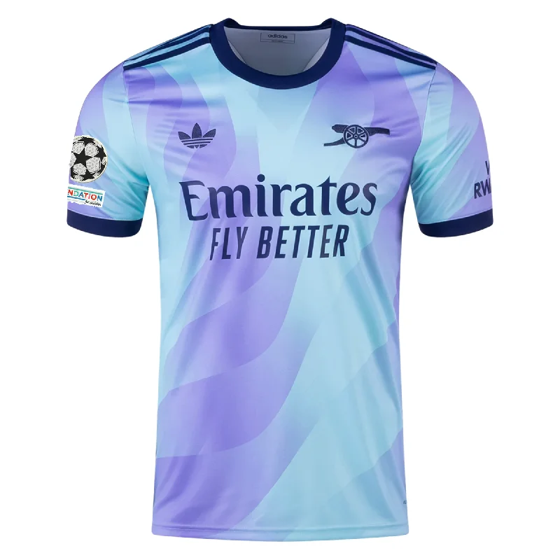 Men's Vintage American Football Jerseys of Legendary Teams for Collectors and Fansadidas Arsenal Third Jersey w/ Champions League Patches 24/25 (Clear Aqua/Light Flash Purple) Men's Vintage American Football Jerseys of Legendary Teams for Collectors and Fansadidas Arsenal Third Jersey w/ Champions League Patches 24/25 (Clear Aqua/Light Flash Purple)