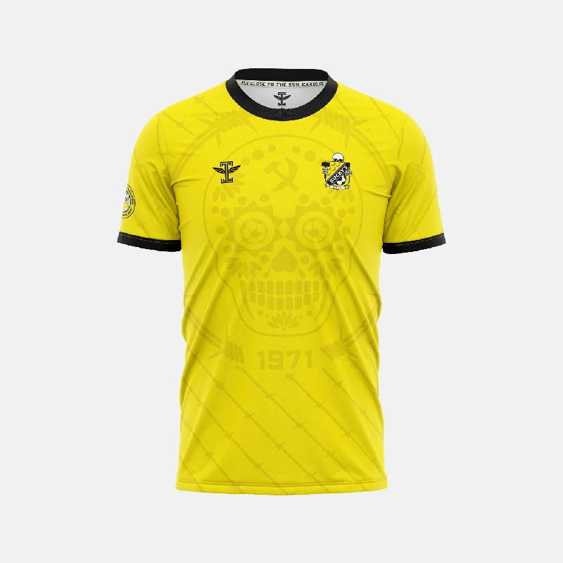 Men's Basketball Jerseys with Signature Player Logos for a Fan - Favorite LookBucky's Banana Bangers Yellow Jersey Men's Basketball Jerseys with Signature Player Logos for a Fan - Favorite LookBucky's Banana Bangers Yellow Jersey
