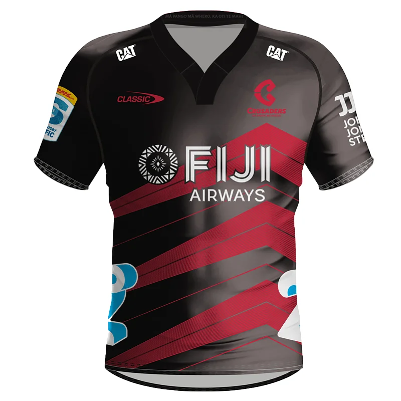 Men's Limited - Release American Football Jerseys of Rookie Stars for Early Adopters and FansCrusaders Super Rugby Away Jersey 24 by Classic Sportswear