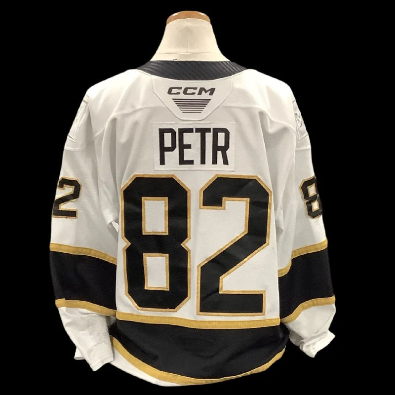 Men's Replica Hockey Jerseys of Star Players for Devoted Ice Hockey SupportersGame Used White Jersey 2023/24 #82 Petr