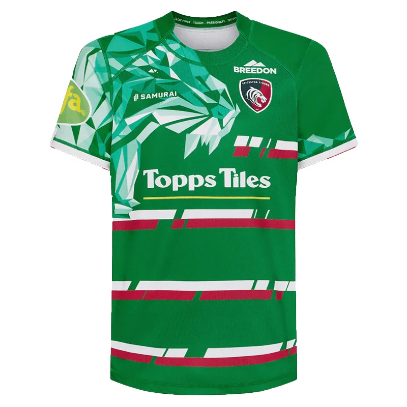 Men's Moisture - Wicking Golf Jerseys with UV Protection for Comfortable Rounds on the CourseLeicester Tigers Home Jersey 23/24 by Samurai