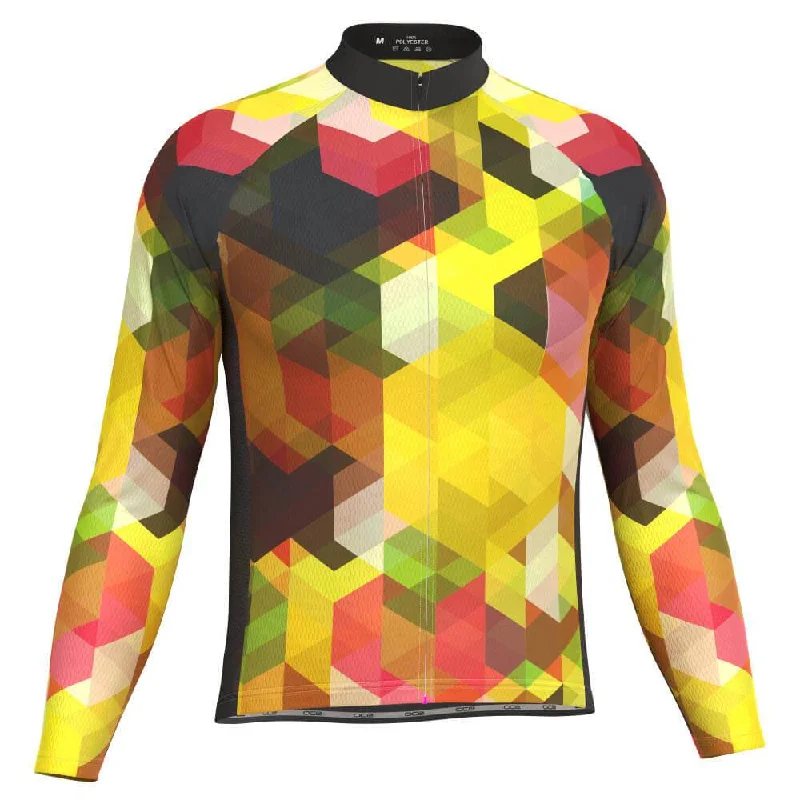 Men's Replica Hockey Jerseys of Star Players for Devoted Ice Hockey SupportersMen's Mosaic Long Sleeve Cycling Jersey