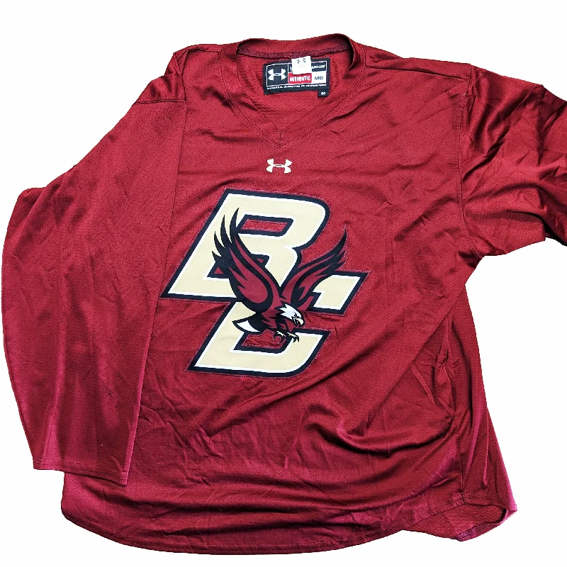 Men's Throwback Rugby Jerseys of Historic Matches and Teams for Rugby History BuffsNCAA - Used Under Armour Practice Jersey (Maroon)