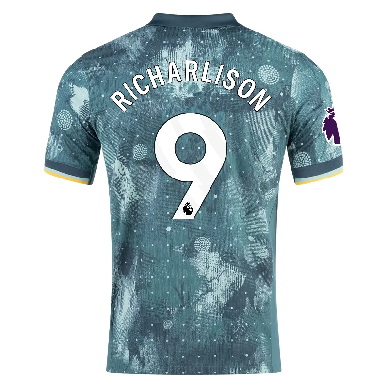 Men's Custom - Embroidered Volleyball Jerseys for Team Uniforms or Personalized GearNike Tottenham Richarlison Third Jersey w/ EPL Patch 24/25 (Enamel Green/Bicoastal)