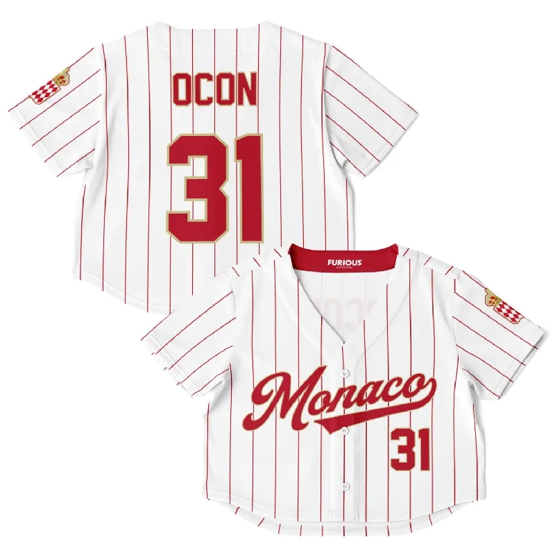 Men's Cycling Jerseys with Reflective Stripes for Safe and Stylish Rides at NightOcon - Monaco Crop Top Jersey