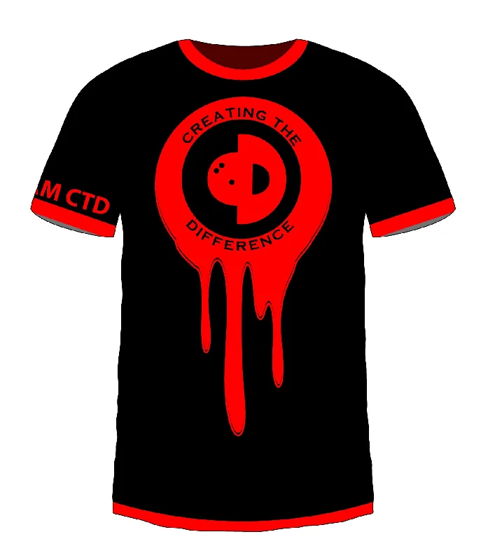 Men's Moisture - Wicking Lacrosse Jerseys with Mesh Panels for Optimal Performance on the FieldRed Melt Jersey
