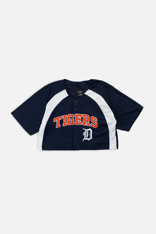 Men's Vintage American Football Jerseys of Legendary Teams for Collectors and FansRework Crop Detroit Tigers MLB Jersey - XS