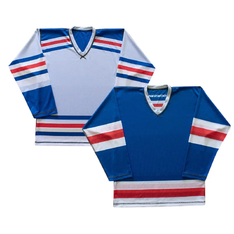 Men's Throwback Rugby Jerseys of Historic Matches and Teams for Rugby History BuffsSherwood SPR300 New York Rangers Replica Reversible Jersey