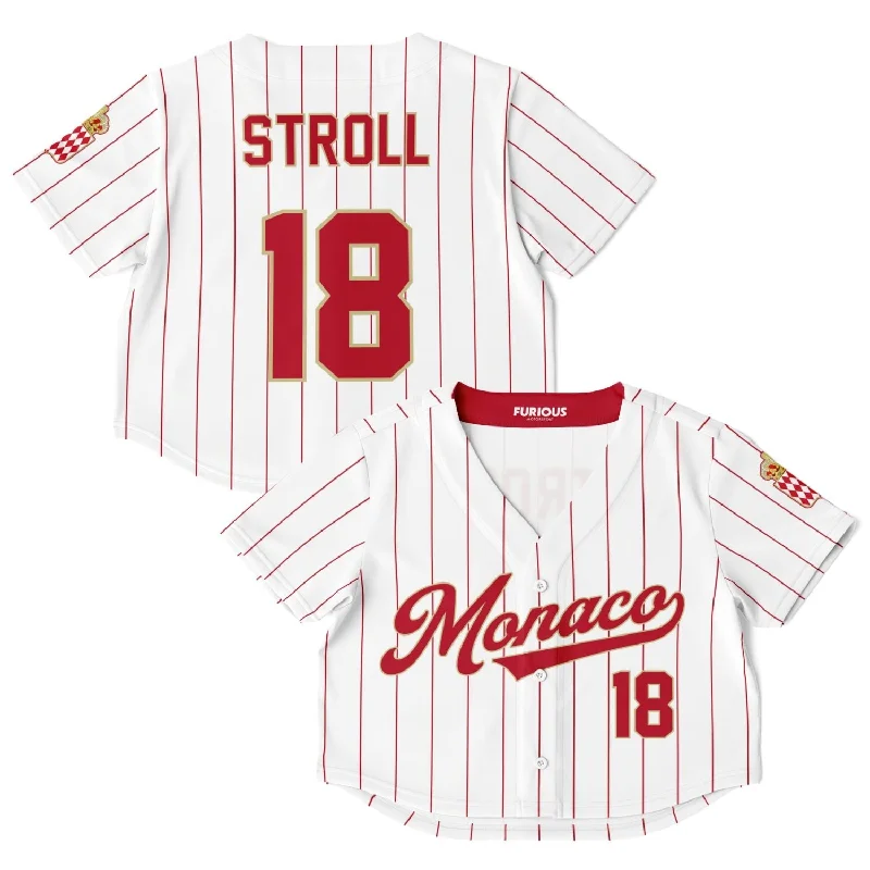 Men's Throwback Rugby Jerseys of Historic Matches and Teams for Rugby History BuffsStroll - Monaco Crop Top Jersey