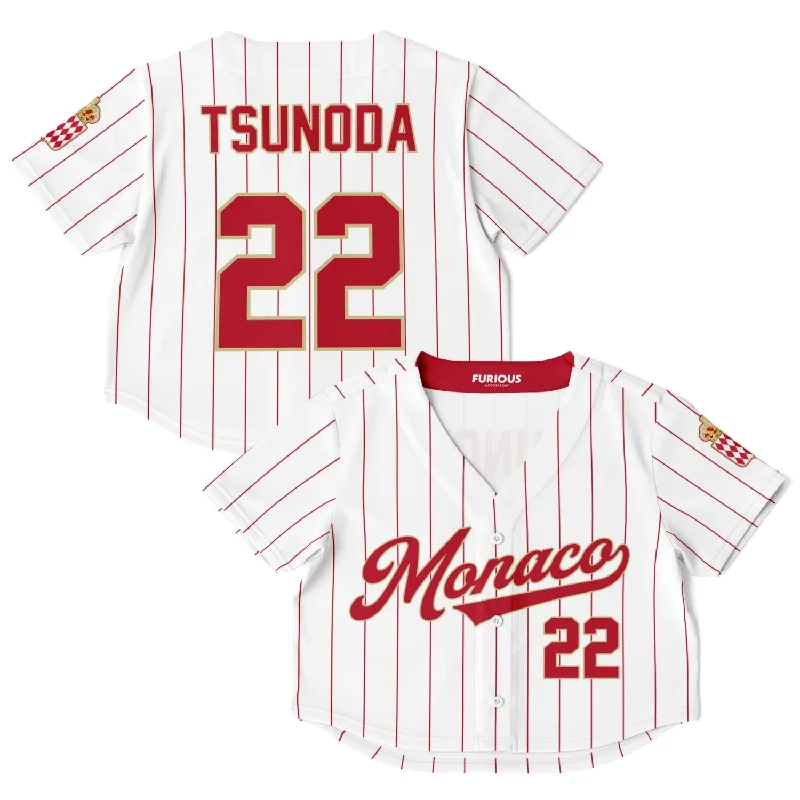 Men's Basketball Jerseys in Sleeveless Design for Enhanced Mobility on the CourtTsunoda - Monaco Crop Top Jersey