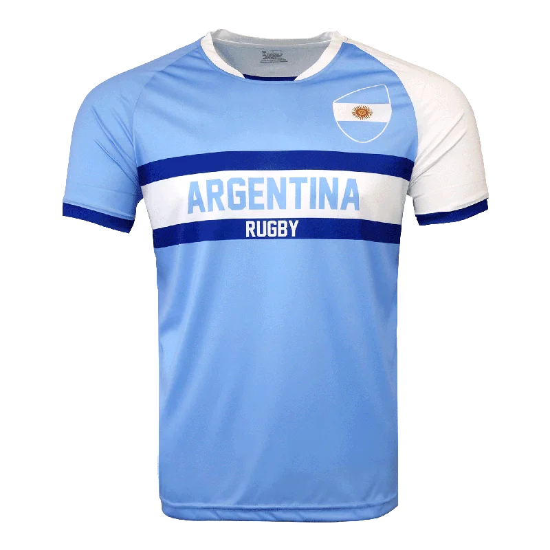 Men's Replica Hockey Jerseys of Star Players for Devoted Ice Hockey SupportersNations of Rugby Argentina Rugby Supporters Jersey