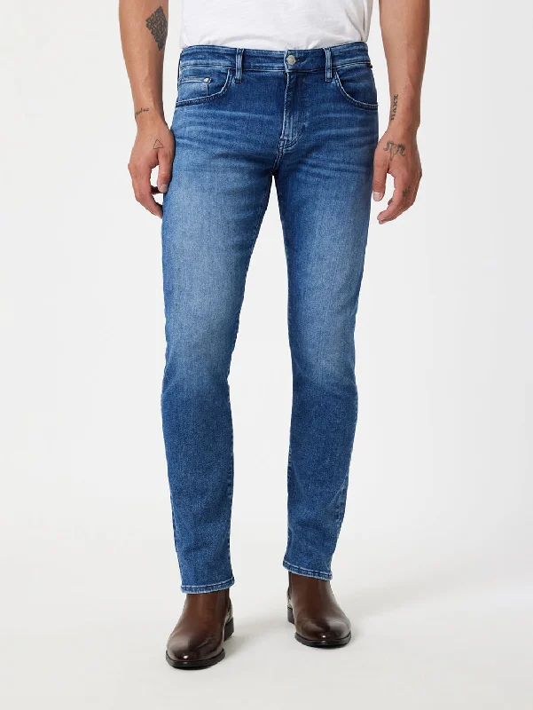 Men's Low - Rise Jeans in a Light Wash for a Casual and Youthful LookJake Slim Jean - Dark Brushed Feather Blue Men's Low - Rise Jeans in a Light Wash for a Casual and Youthful LookJake Slim Jean - Dark Brushed Feather Blue