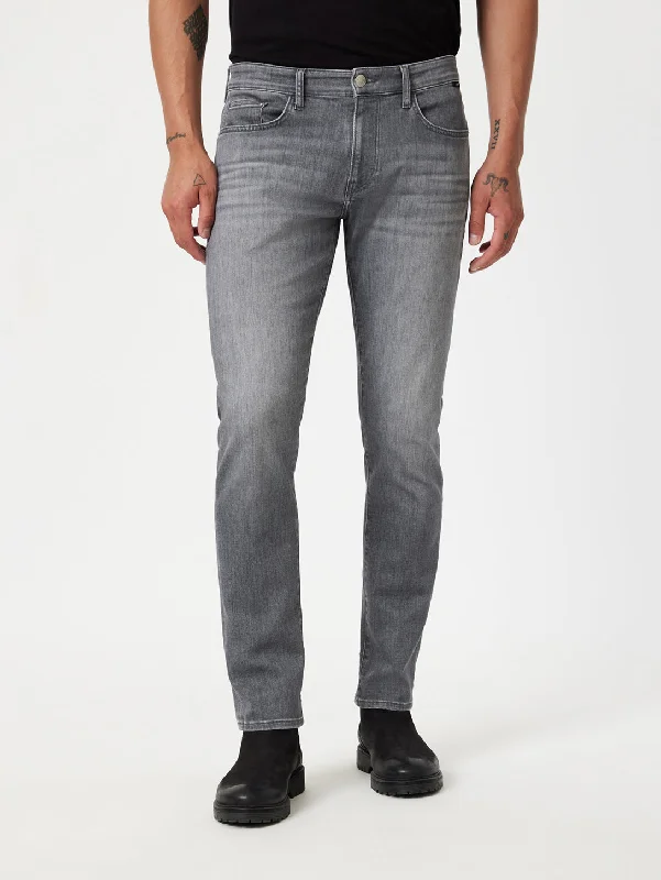 Men's Stretch Jeans with a Moisture - Wicking Lining for Active LifestylesJake Slim Jean - Light Smoke Feather Blue Men's Stretch Jeans with a Moisture - Wicking Lining for Active LifestylesJake Slim Jean - Light Smoke Feather Blue