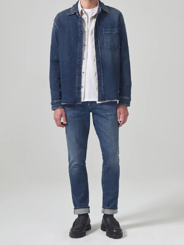 Men's Straight Leg Raw Denim Jeans for a Minimalist and Durable OptionLondon Jean - Parquet Men's Straight Leg Raw Denim Jeans for a Minimalist and Durable OptionLondon Jean - Parquet