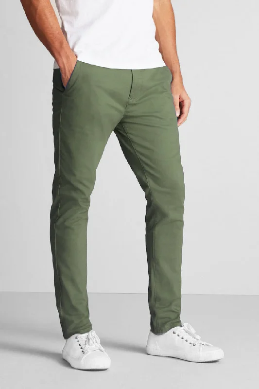Men's Jeans with a Frayed Hem for a Casual and Effortless StyleOfficer Slim fit chino pant in a textured dobby comfort stretch - Olive Men's Jeans with a Frayed Hem for a Casual and Effortless StyleOfficer Slim fit chino pant in a textured dobby comfort stretch - Olive