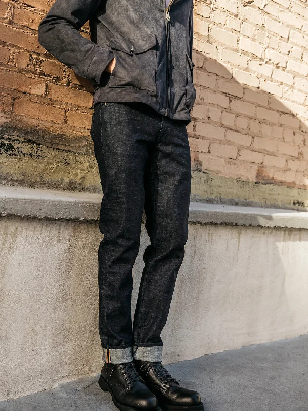 Plus Size Men's Relaxed Fit Jeans with a Faded Wash for a Vintage - Inspired LookThe Pen Jean - Classic Raw Plus Size Men's Relaxed Fit Jeans with a Faded Wash for a Vintage - Inspired LookThe Pen Jean - Classic Raw