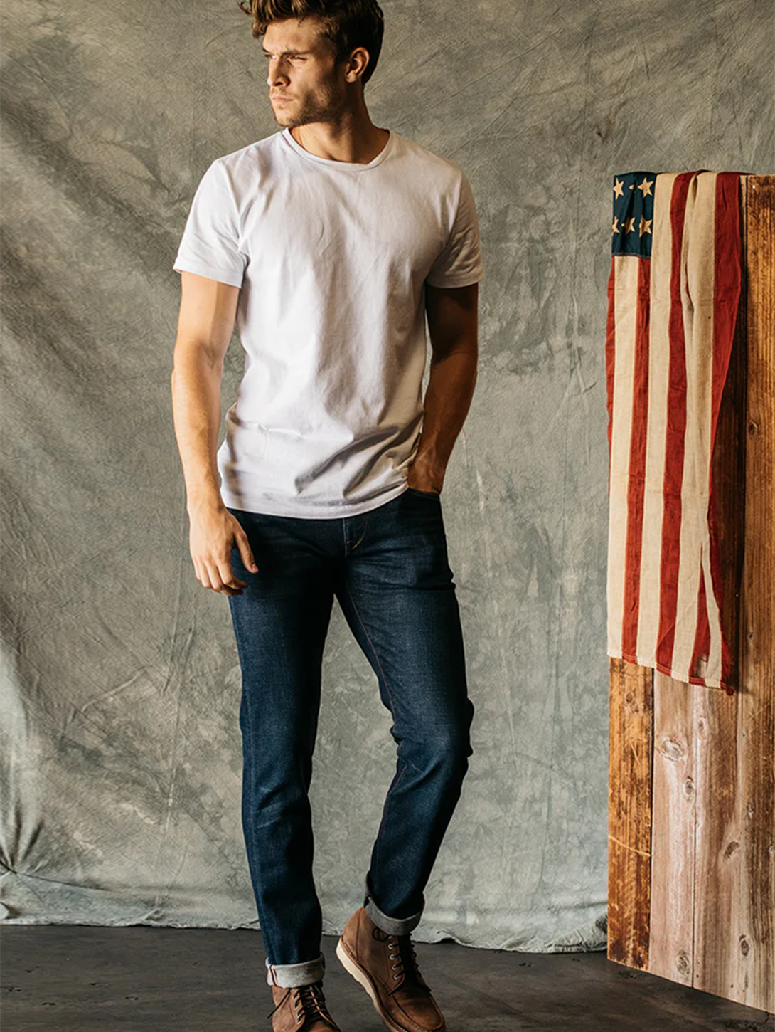 Plus Size Men's Bootcut Jeans with a Relaxed Waist for a Classic and Comfortable FitThe Pen Jean - Tyler Plus Size Men's Bootcut Jeans with a Relaxed Waist for a Classic and Comfortable FitThe Pen Jean - Tyler